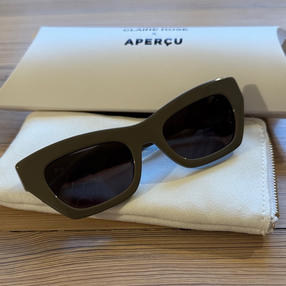 Apercu x Claire Rose Rio Sunglasses - NWT